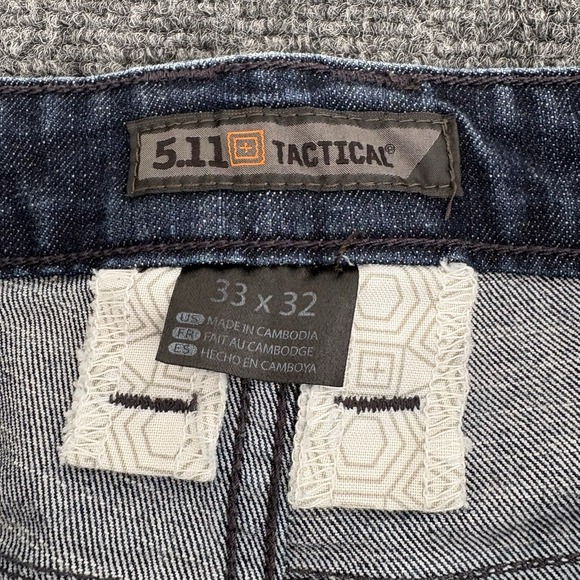 5.11 Tactical Jeans Mens Fits Size 33x31* Defender Flex Stretch Denim 74477 Work - Picture 5 of 13